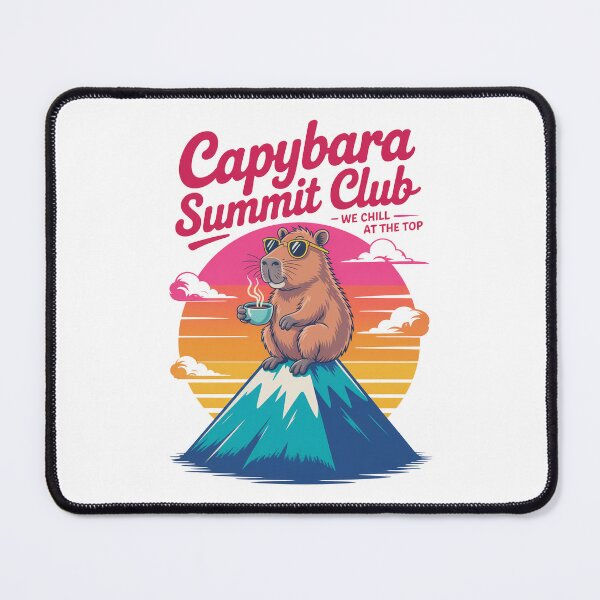 Item preview, Capybara Summit Club – Chill Hiking designed and sold by MonkiFlipp.