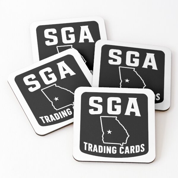 Item preview, SGA Trading Cards Monochrome Logo – Classic Black & White Badge Design designed and sold by BackstopAndCo.