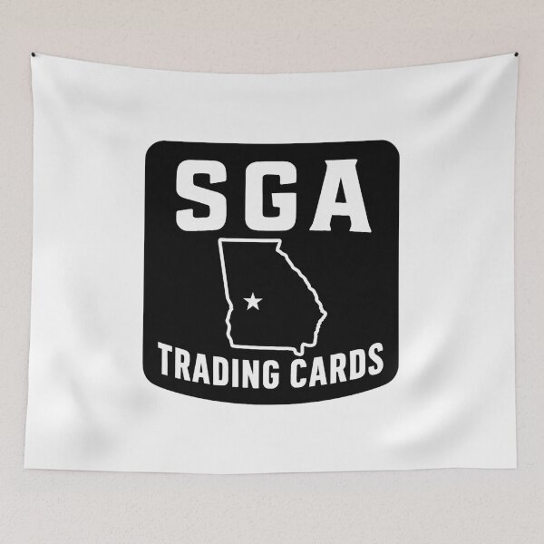Item preview, SGA Trading Cards Monochrome Logo – Classic Black & White Badge Design designed and sold by BackstopAndCo.