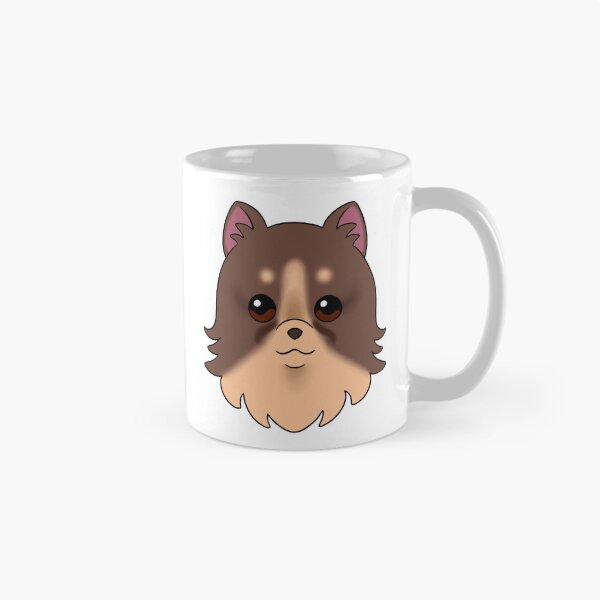 Item preview, Brown Pomeranian Cream Forehead Brows Tear Stains designed and sold by OliRoseArt.