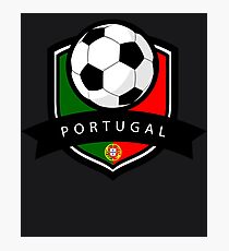 Soccer flag Portugal Photographic Print