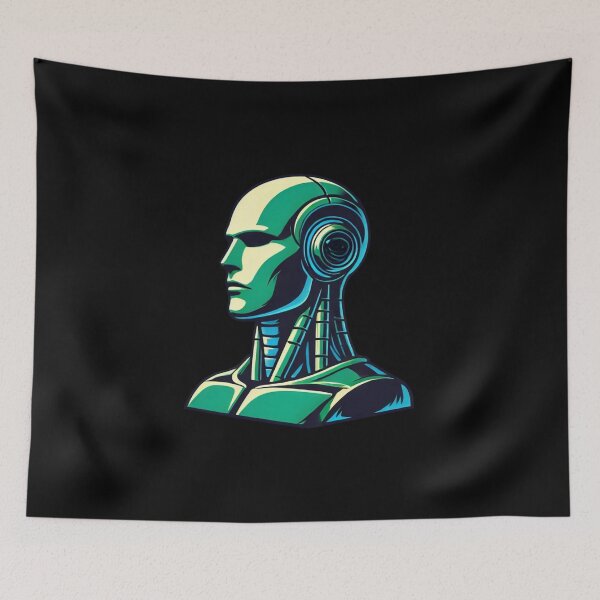 Item preview, Tesla bot designed and sold by TEEJAMBOREE.