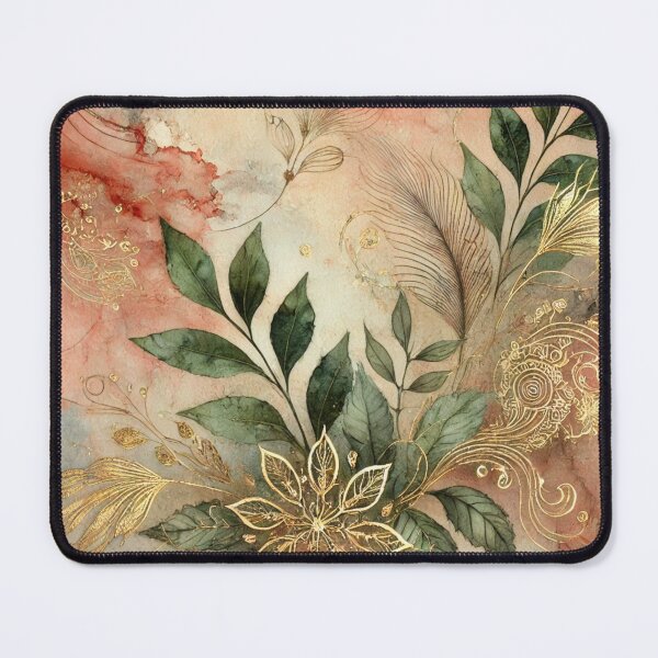 Item preview, Golden Verdance Whisper Abtract Art Collection designed and sold by Dream Bloom Gallery.