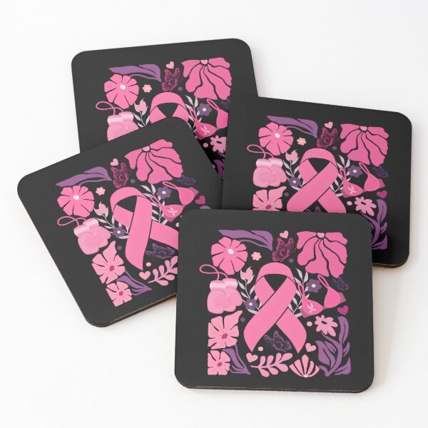 Item preview, Floral Breast Cancer Awareness designed and sold by TalalosART.