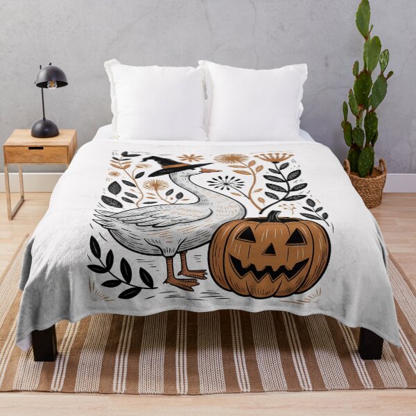 Item preview, Floral Halloween Silly Goose Fall designed and sold by TalalosART.