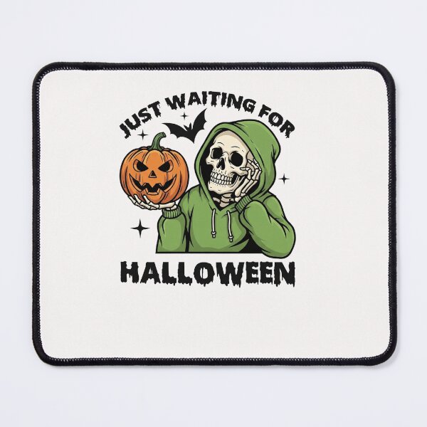 Item preview, Funny Skeleton Waiting for Halloween designed and sold by TalalosART.