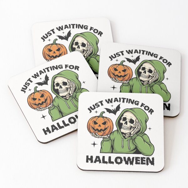 Item preview, Funny Skeleton Waiting for Halloween designed and sold by TalalosART.