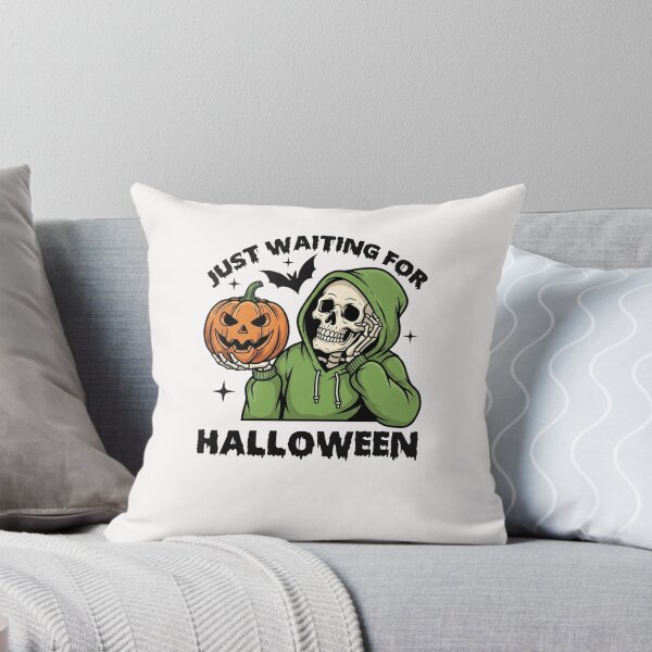 Item preview, Funny Skeleton Waiting for Halloween designed and sold by TalalosART.