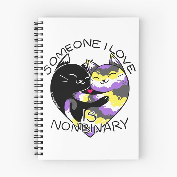 Item preview, Someone I Love is Nonbinary designed and sold by E.A.Illustration.