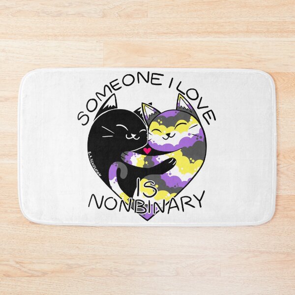 Item preview, Someone I Love is Nonbinary designed and sold by E.A.Illustration.