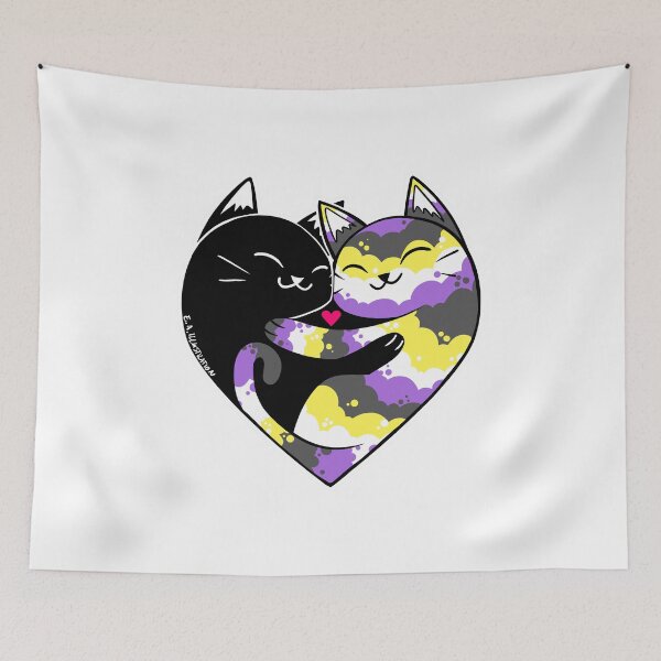 Item preview, Someone I Love is Nonbinary (No Text) designed and sold by E.A.Illustration.