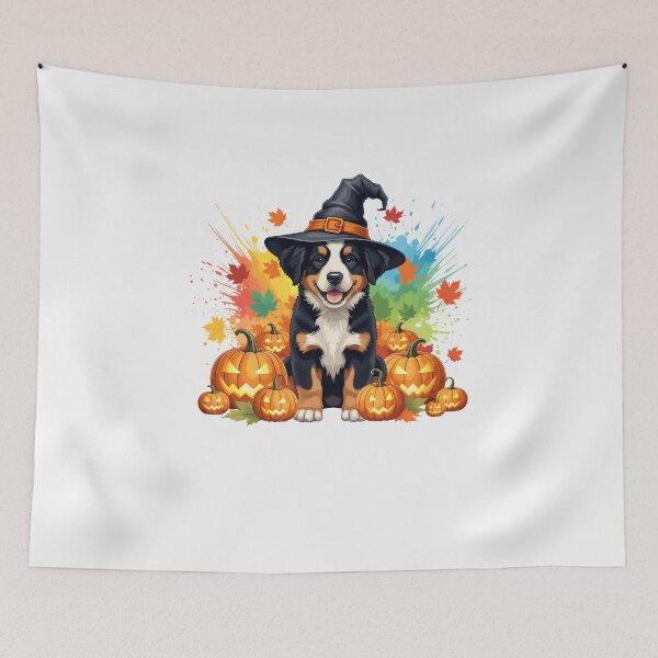 Item preview, Halloween Dog Watercolor Sublimation  designed and sold by TalalosART.