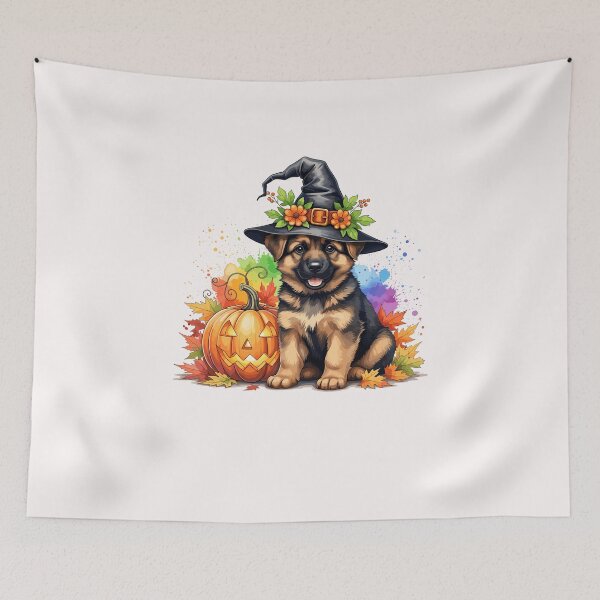Item preview, Halloween Dog Watercolor Sublimation  designed and sold by TalalosART.