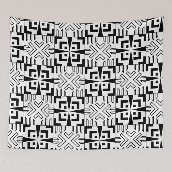 Item preview, Retro Art Deco Geometric Pattern 24.P06a.065.067 designed and sold by Space & Care - Art Deco GeoMetrica.