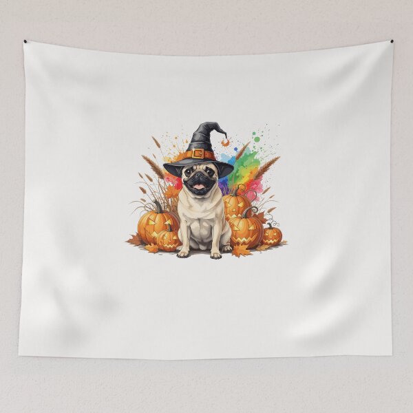Item preview, Halloween Dog Watercolor Sublimation  designed and sold by MOHITSALVI.
