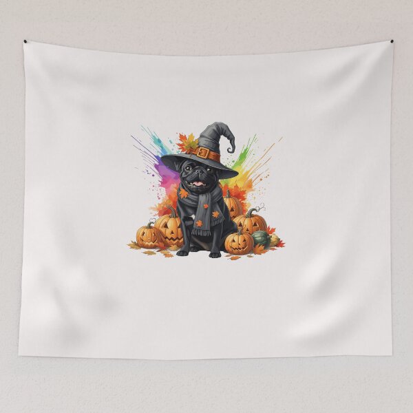 Item preview, Halloween Dog Watercolor Sublimation  designed and sold by MOHITSALVI.