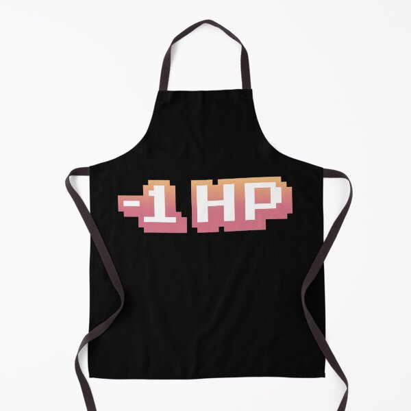 Item preview, -1 HP, Gaming Memes in Peach Pixel Typography designed and sold by Memes N Lore .