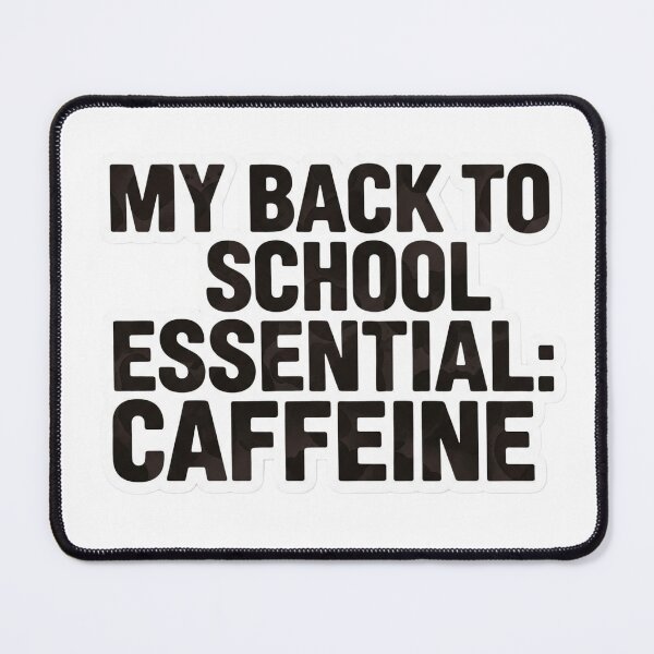 Item preview, My Back to School Essential Caffeine Sticker | Funny Student Humor | Coffee Lover Gift designed and sold by StickyGuys.