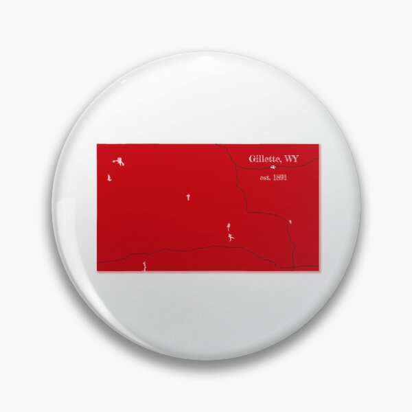 Item preview, Gillette, WY [Red] designed and sold by PhilbonianDezin.