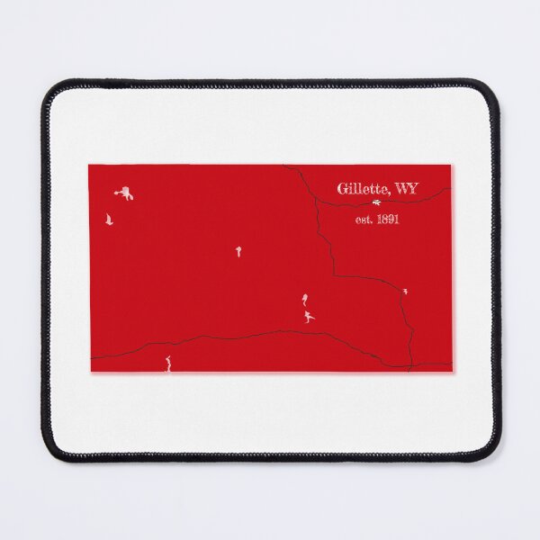 Item preview, Gillette, WY [Red] designed and sold by PhilbonianDezin.