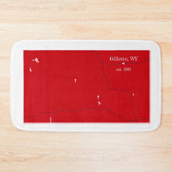 Item preview, Gillette, WY [Red] designed and sold by PhilbonianDezin.