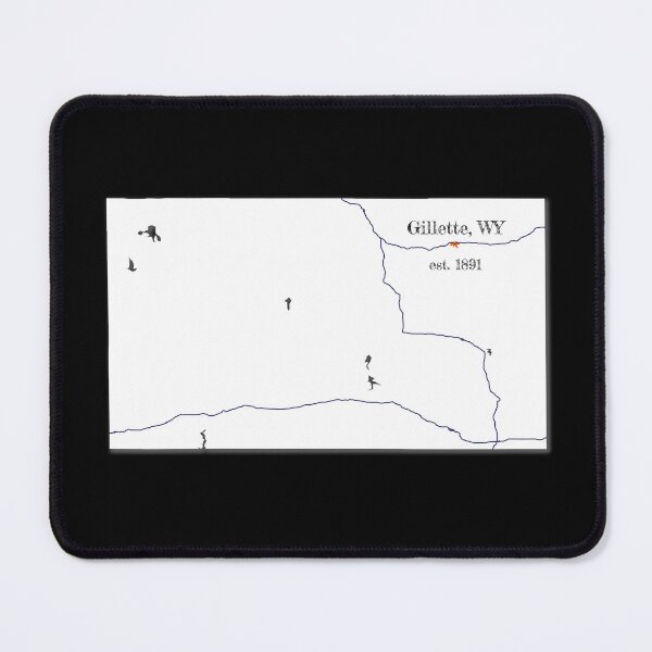 Item preview, Gillette, WY [White] designed and sold by PhilbonianDezin.