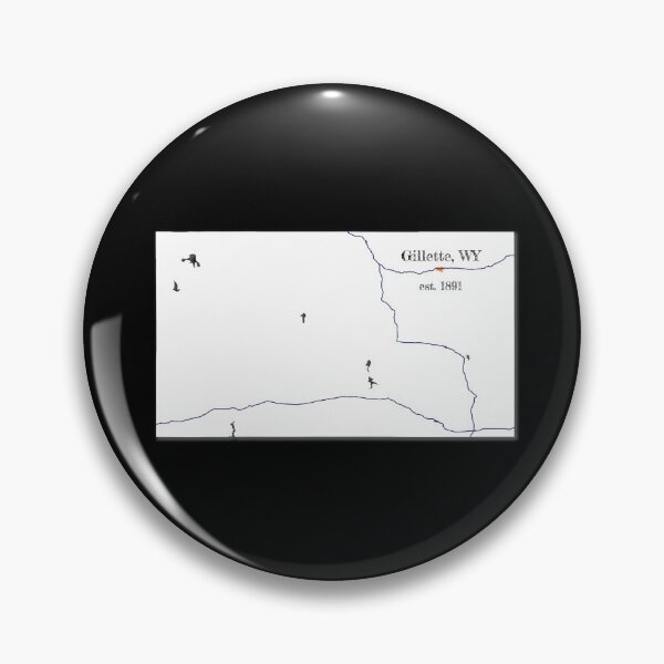 Item preview, Gillette, WY [White] designed and sold by PhilbonianDezin.