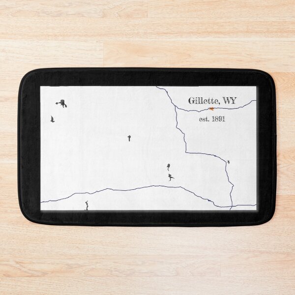 Item preview, Gillette, WY [White] designed and sold by PhilbonianDezin.