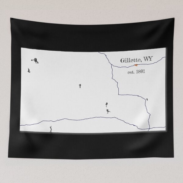 Item preview, Gillette, WY [White] designed and sold by PhilbonianDezin.