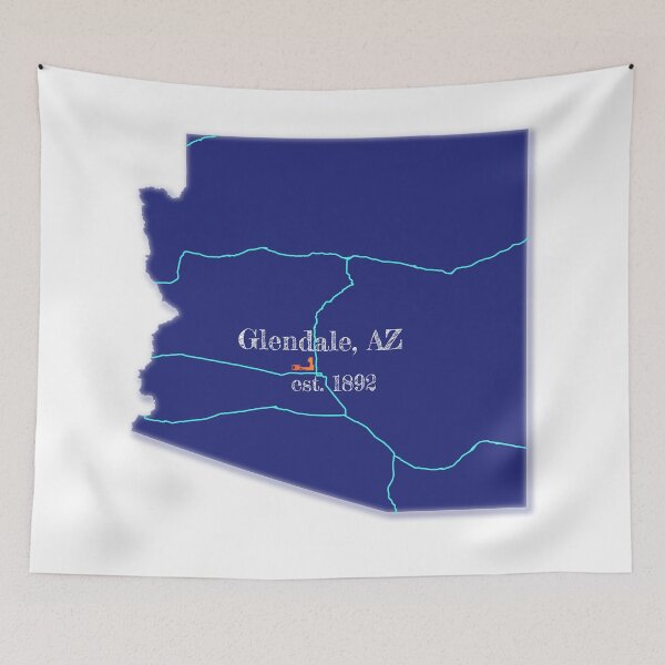 Item preview, Glendale, AZ [Blue] designed and sold by PhilbonianDezin.