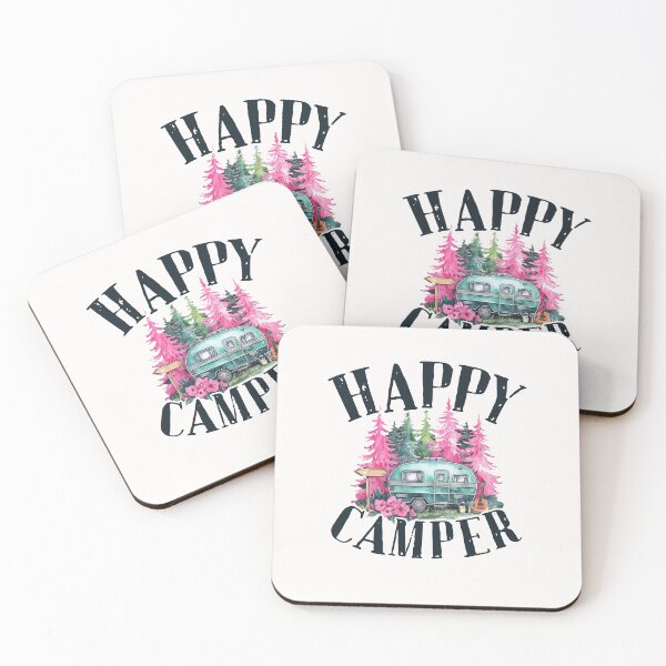 Item preview, Happy Camper Nature Outdoor Camping designed and sold by MOHITSALVI.