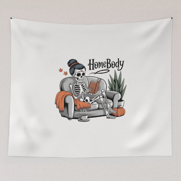 Item preview, Homebody Skeleton Sublimation designed and sold by MOHITSALVI.
