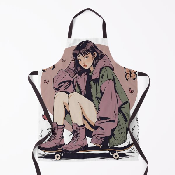 Item preview, Soft Rebellion – Butterfly Skater Girl Grunge Aesthetic designed and sold by MOTAS FASHION .