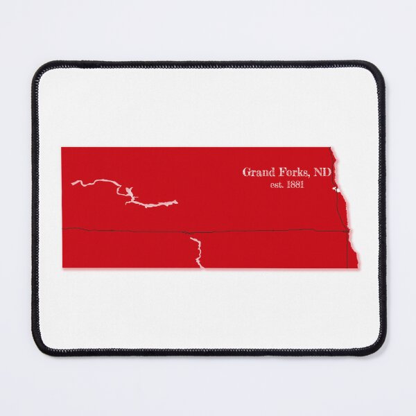 Item preview, Grand Forks, ND [Red] designed and sold by PhilbonianDezin.