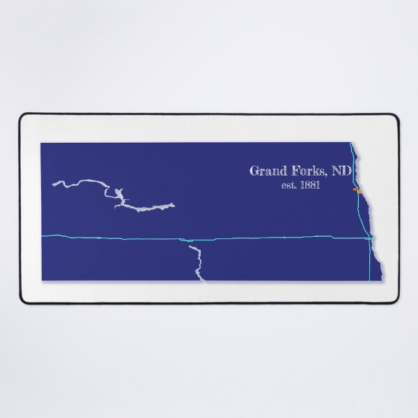 Item preview, Grand Forks, ND [Blue] designed and sold by PhilbonianDezin.