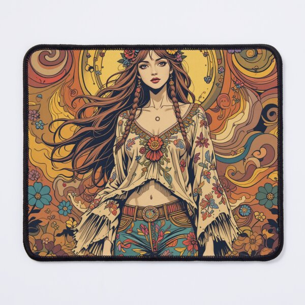 Item preview, The Psychedelic Girl designed and sold by BespokeBrushes.
