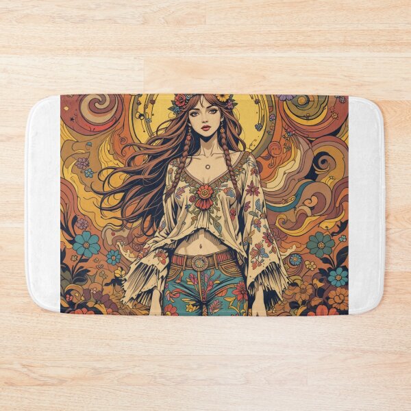 Item preview, The Psychedelic Girl designed and sold by BespokeBrushes.
