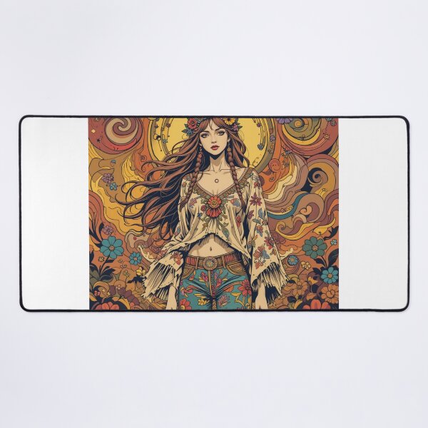 Item preview, The Psychedelic Girl designed and sold by BespokeBrushes.