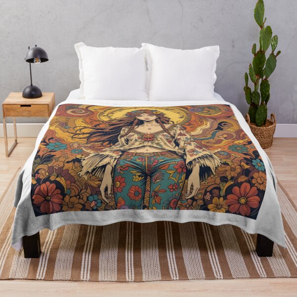 Item preview, The Psychedelic Girl designed and sold by BespokeBrushes.