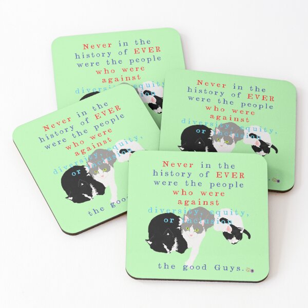 Item preview, ANTI-Diversity Equity + Inclusion PEOPLE ARE NOT THE GOOD GUYS! designed and sold by StudioTanoshiiNeko.