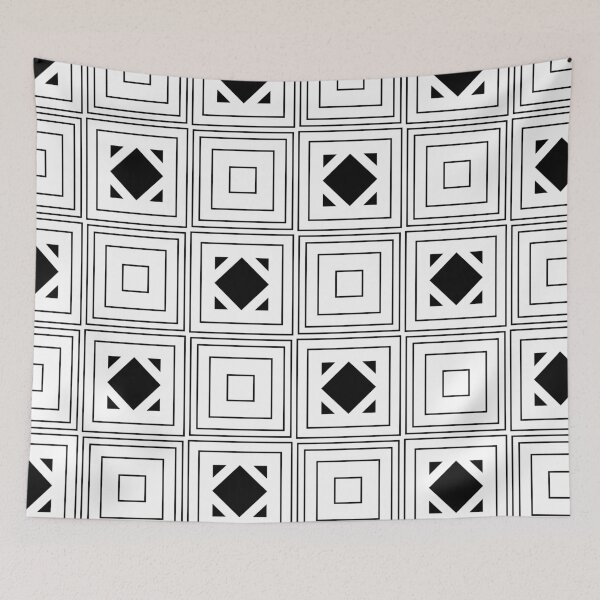 Item preview, Retro Art Deco Geometric Pattern 24.P06a.069.071 designed and sold by Space & Care - Art Deco GeoMetrica.