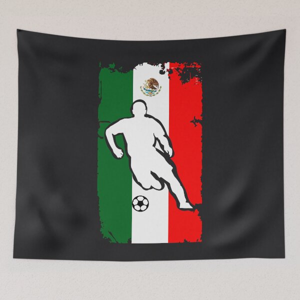 Item preview, Mexico Flag Soccer Player designed and sold by melsens.