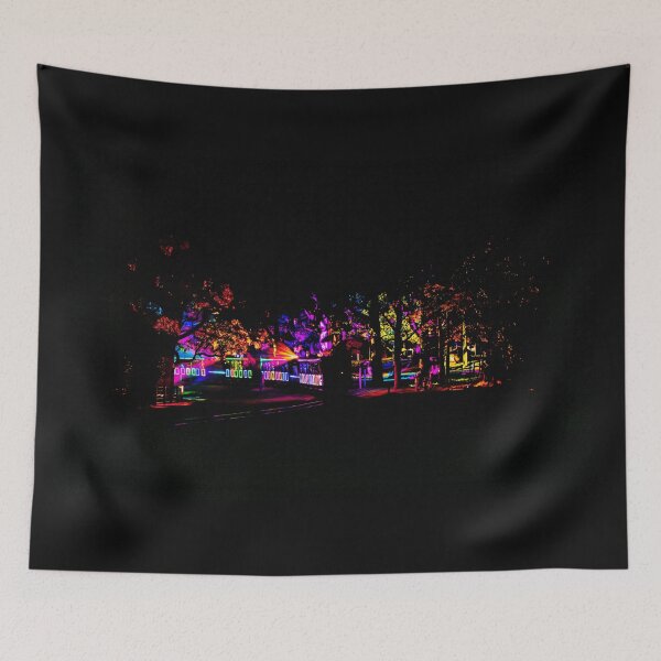 Item preview, Train with Colourful Lights going through the forest designed and sold by ea-photos.