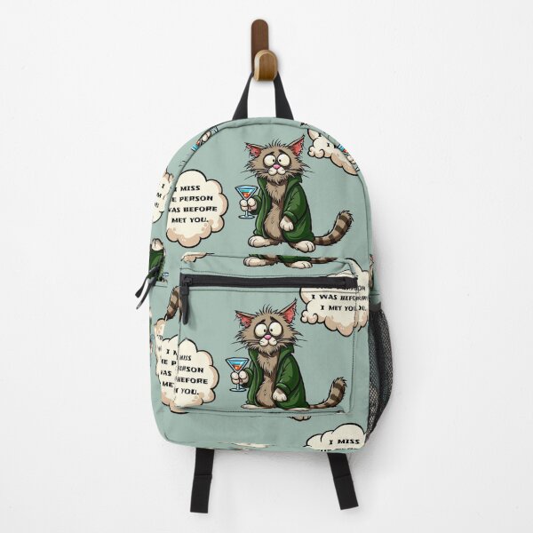 Item preview, I Miss the Person I Was Before I Met You Cat designed and sold by Ghost on Toast.