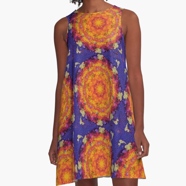 Item preview, Solar Radiance Mandala | Psychedelic Fire Fractal Art for Boho Decor, Yoga Spaces, Festival Vibes designed and sold by Smart Crafts Studio.
