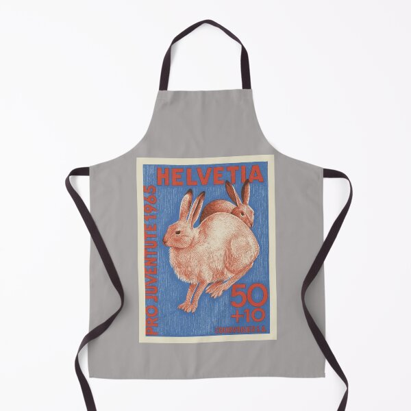 Item preview, Switzerland White Mountain Hares Stamp Poster designed and sold by retrographics.