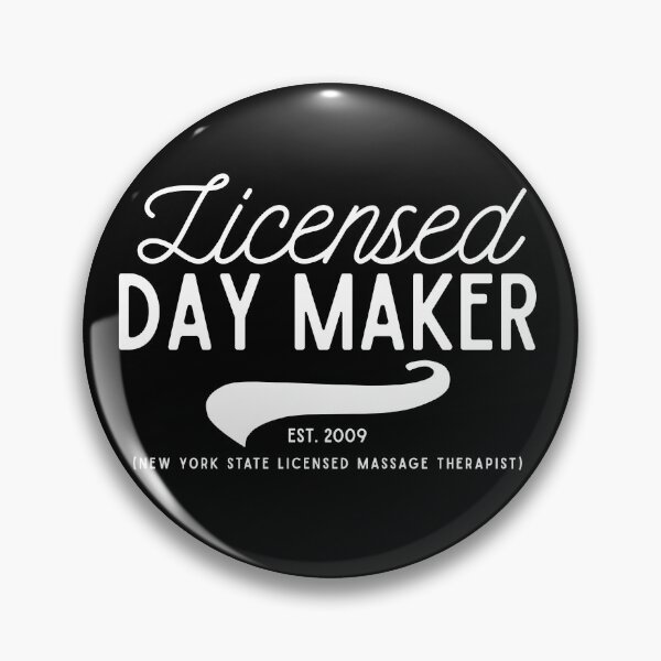Item preview, Licensed Day Maker new york state massage therapist logo est 2009 LMT designed and sold by CreativeCurious.