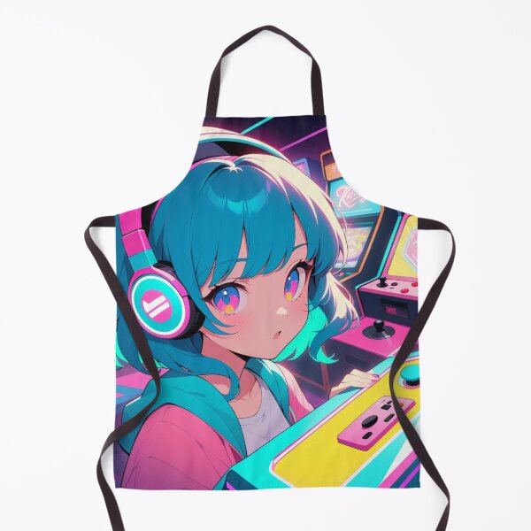 Item preview, Pixel Queen: The Neon Gamer designed and sold by BespokeBrushes.