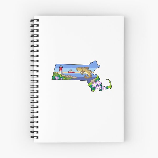 Item preview, Massachusetts Illustrated Map designed and sold by Moyashi Studio.