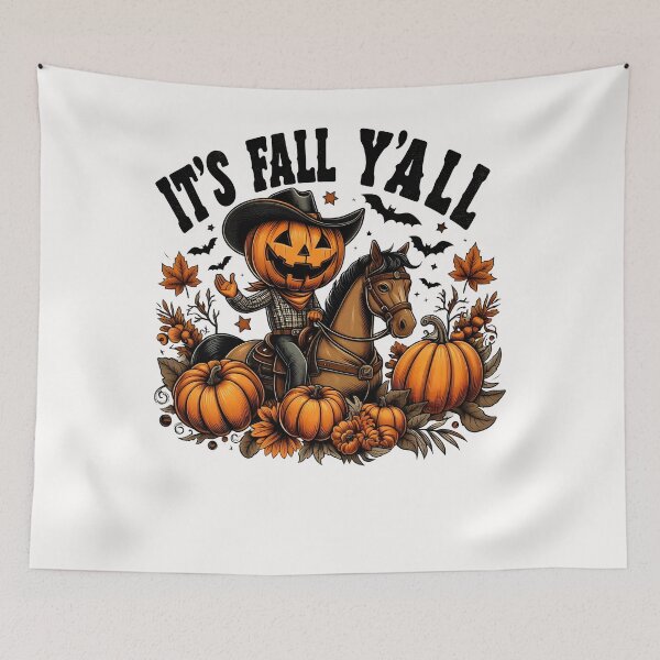 Item preview, It's Fall Y'all Retro Haloween designed and sold by cawtoon.